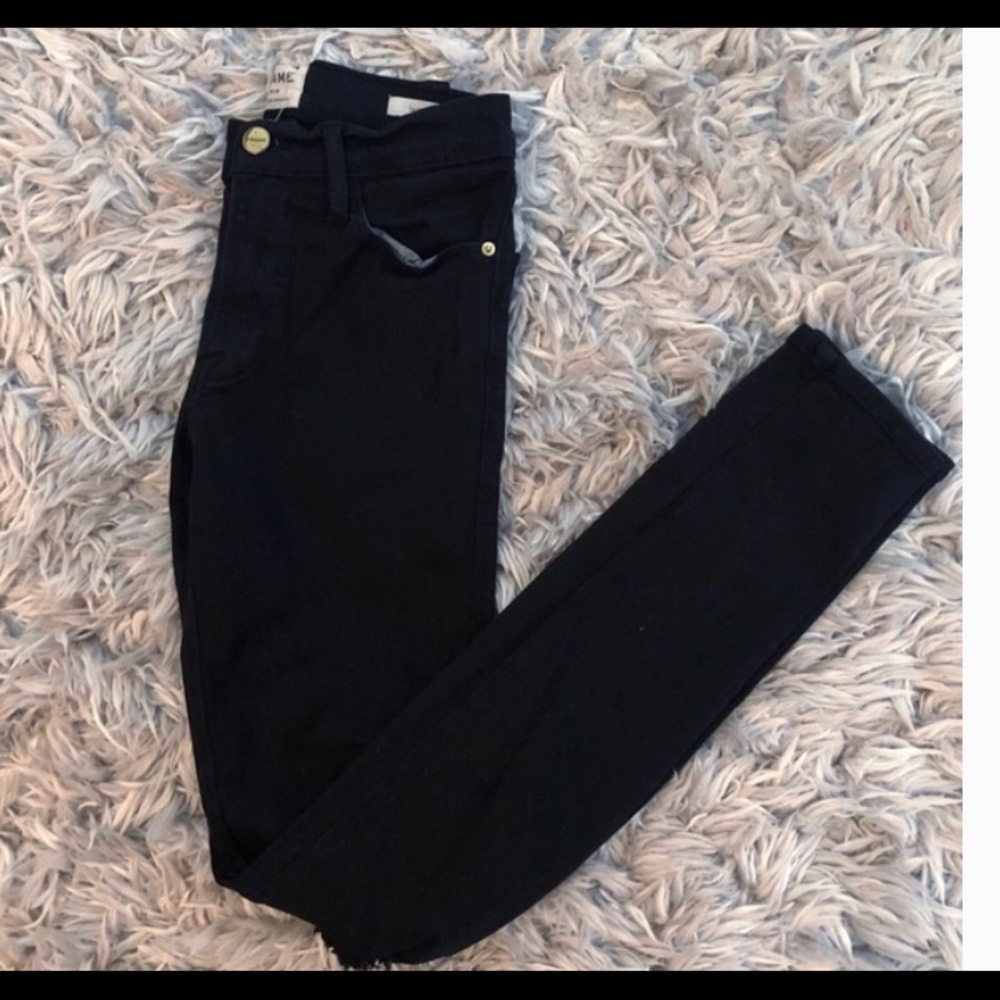 Frame Le High Skinny Rip - Picture 2 of 4